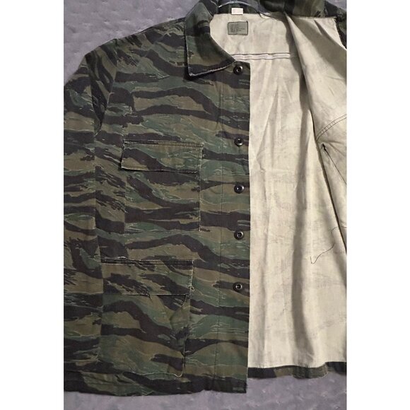 Vintage Buck-Spin Tiger Stripe Camouflage Hunting Combat Trousers Jacket Set - Picture 12 of 12